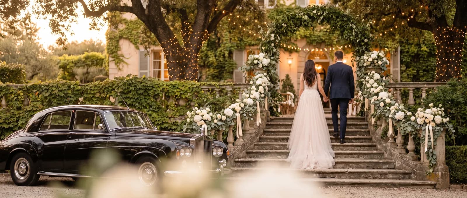 Chauffeured vehicle for special-event transportation in Houston